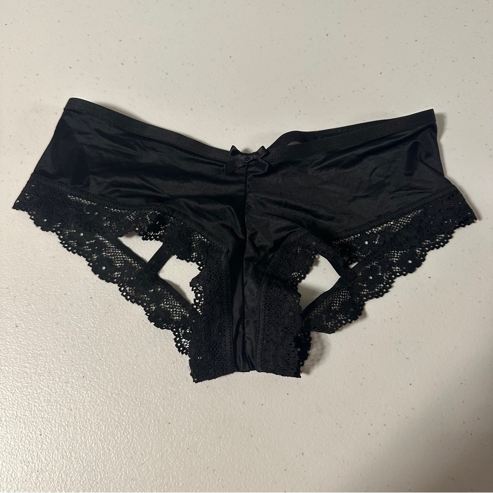 Victoria's Secret Black Lace Panties